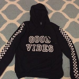Good Vibes hoodie, size Small $15